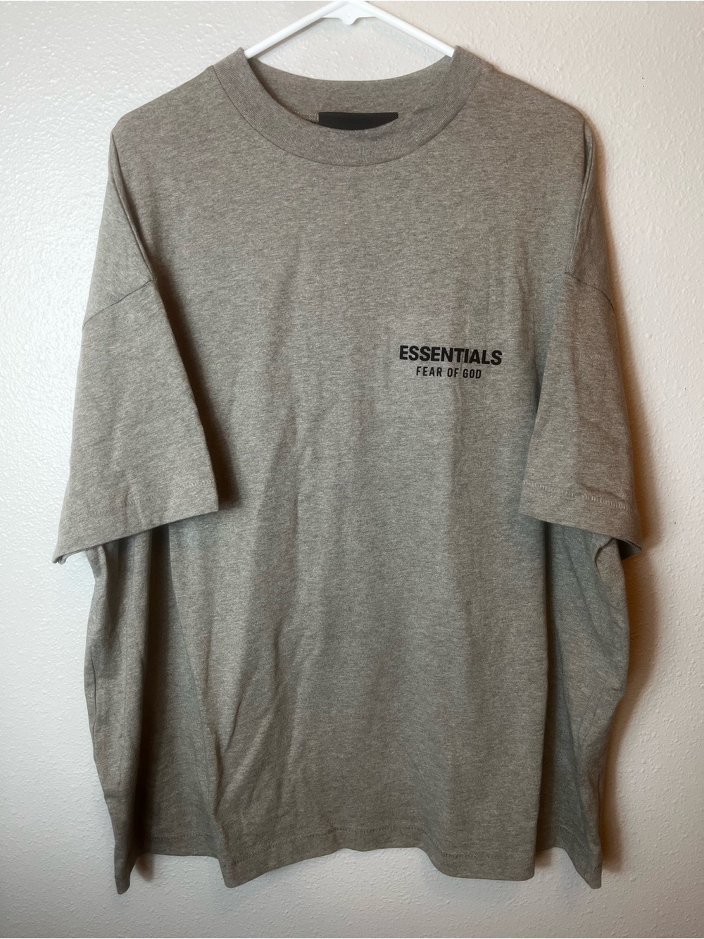 Essentials Fear of God Dark Oatmeal Oversized Tee Size S